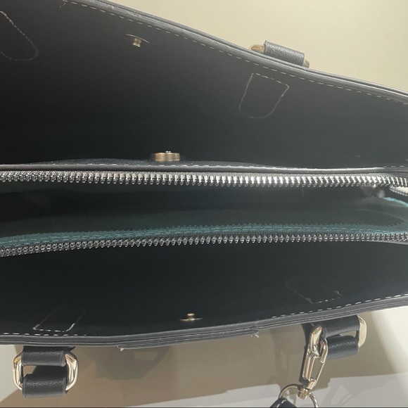 Black Green David Jones Paris Medium Shoulder bag - Picture 3 of 8